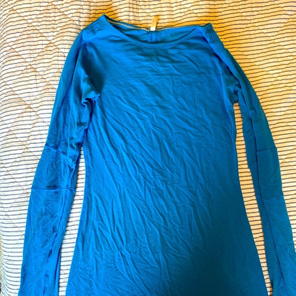 Lululemon long sleeve shirt - blue đ